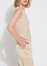Load image into Gallery viewer, Bria Sequined V Neck Shell
