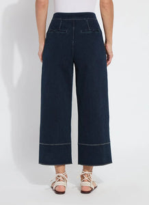 Dion Sailor Crop Palazzo Denim jeans