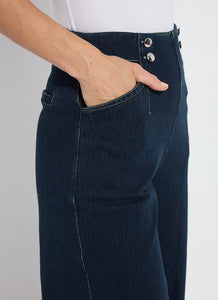 Dion Sailor Crop Palazzo Denim jeans