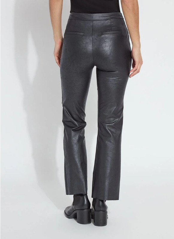Elysse Foiled Vegan Leather Pant