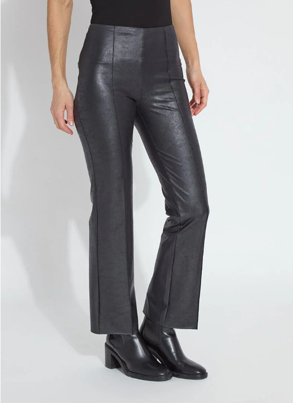 Elysse Foiled Vegan Leather Pant