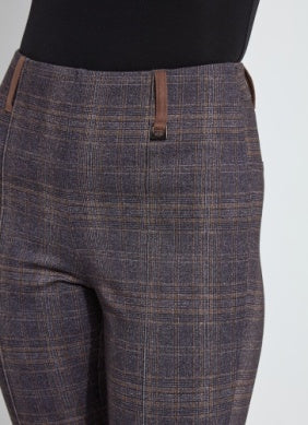Patterned Pintuck Ponte Baby Boot Pant