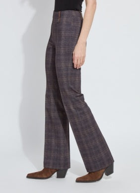 Patterned Pintuck Ponte Baby Boot Pant