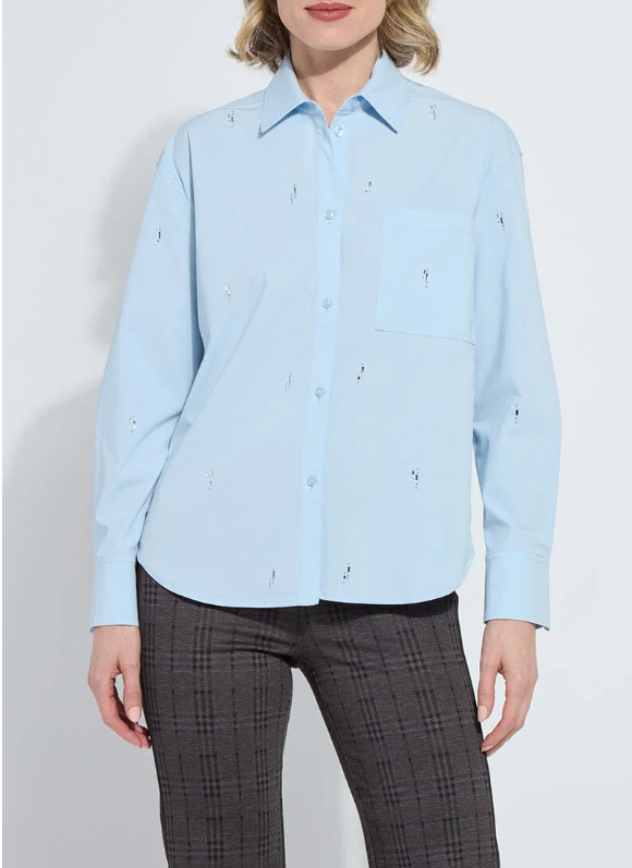 Skye Crystal Embellished Shirt