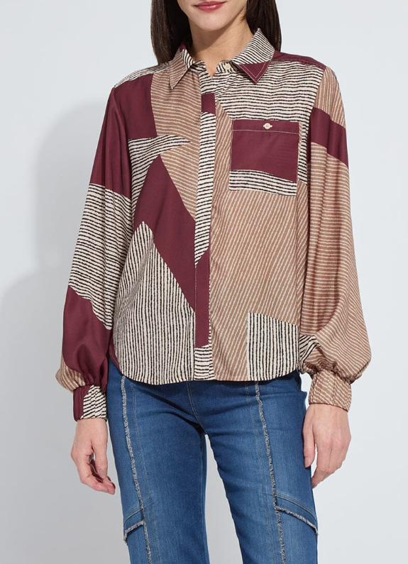 Anish Elastic Cuff Blouse