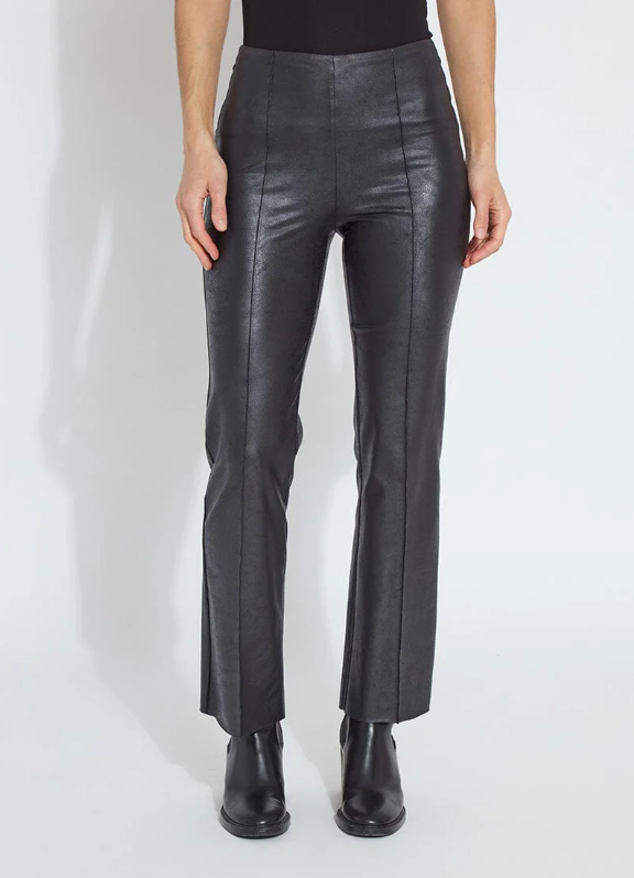Elysse Foiled Vegan Leather Pant
