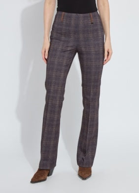 Patterned Pintuck Ponte Baby Boot Pant