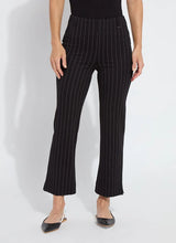 Load image into Gallery viewer, Pinstripe Baby Boot Ankle Pant
