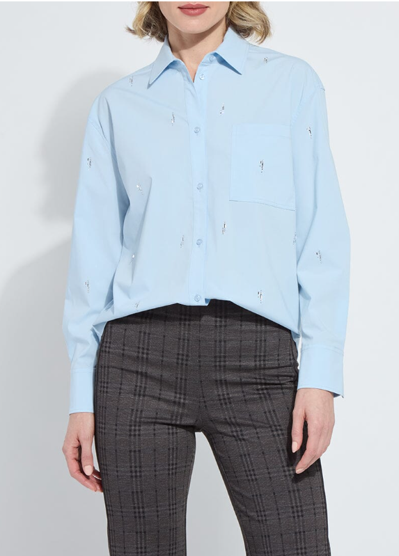 Skye Crystal Embellished Shirt