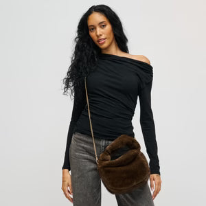 Monica Faux Fur Crossbody Bag