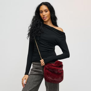 Monica Faux Fur Crossbody Bag