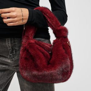 Monica Faux Fur Crossbody Bag