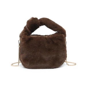 Monica Faux Fur Crossbody Bag