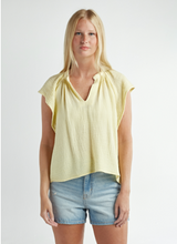 Load image into Gallery viewer, Flair Sleeve  Gauze Tank
