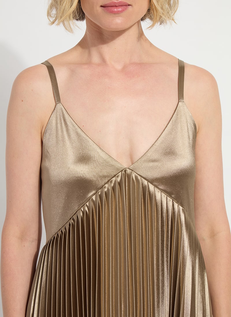 Lauren Pleated Midi Dress