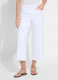 Willa Scallop Studded Crop Denim Pant