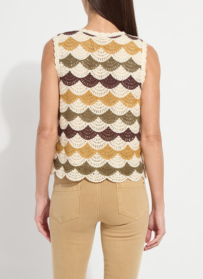 Faye Crochet Knit shell