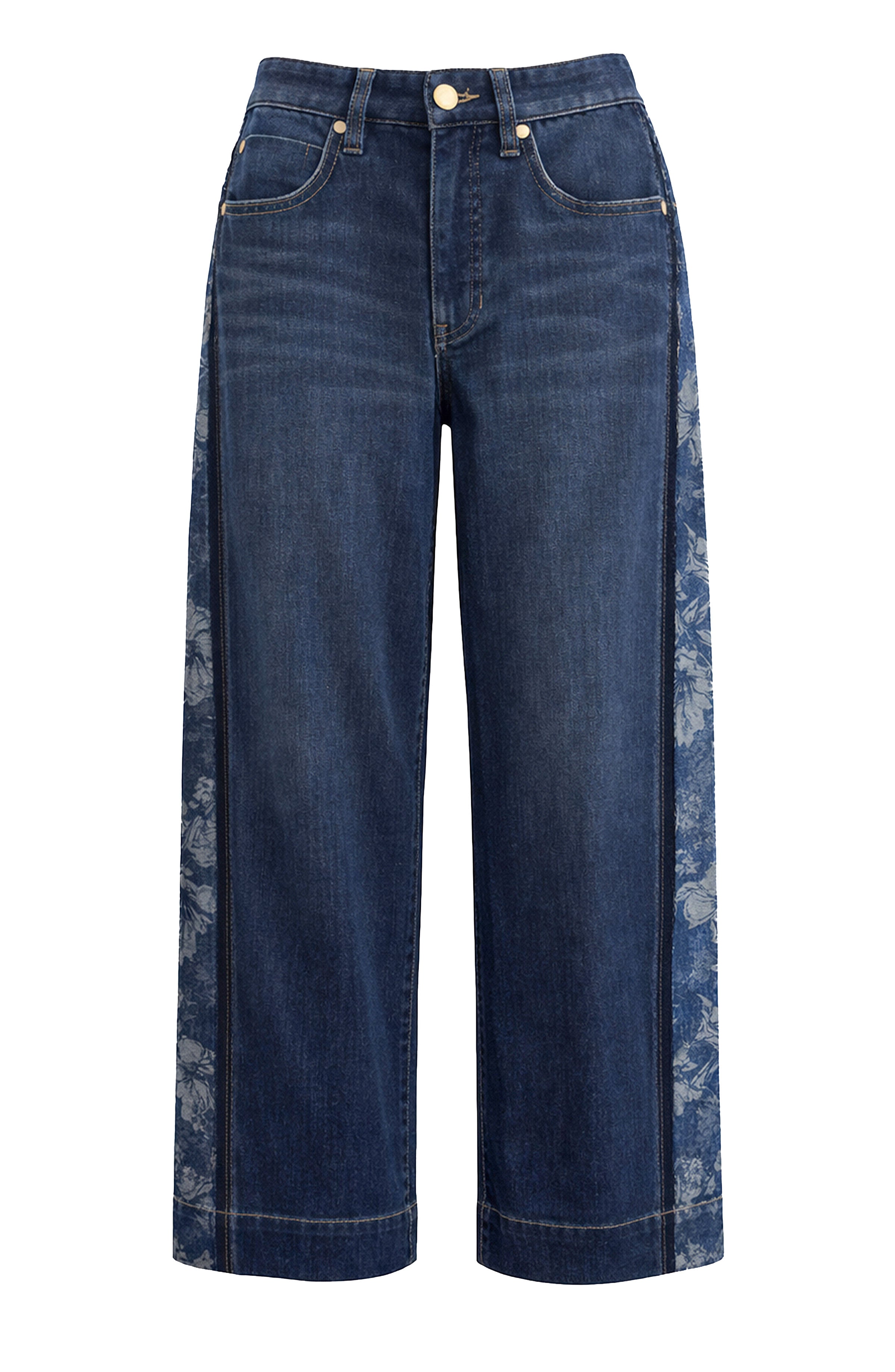 Stride Wide Leg W/Jacquard Blocking