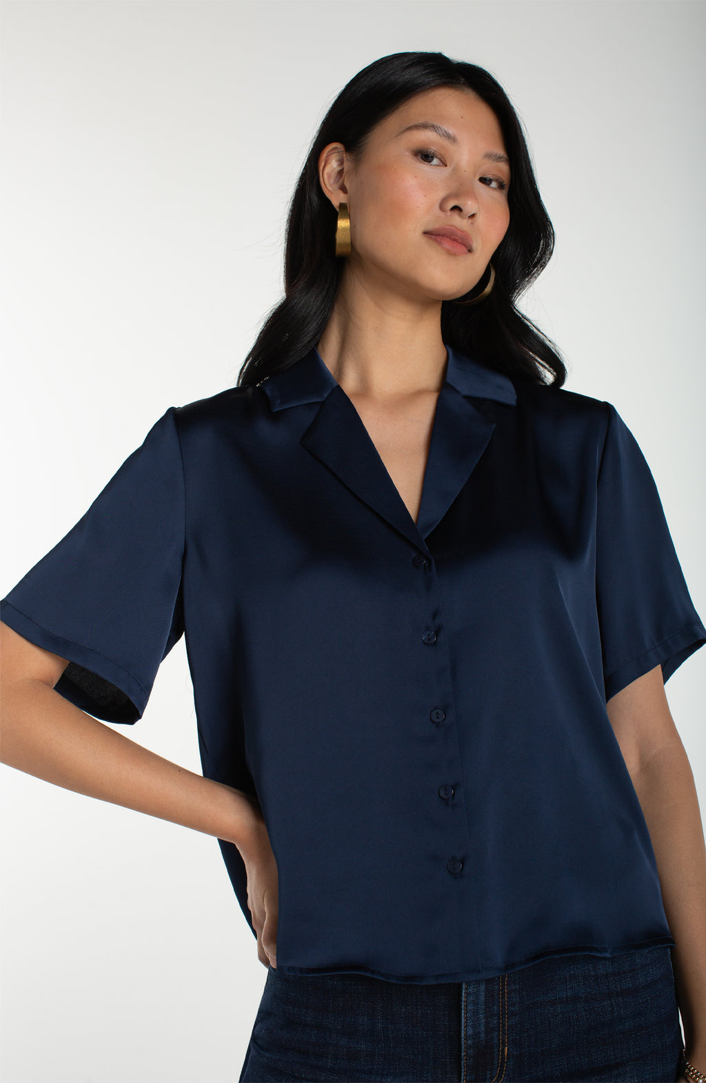 Camp Collar Blouse
