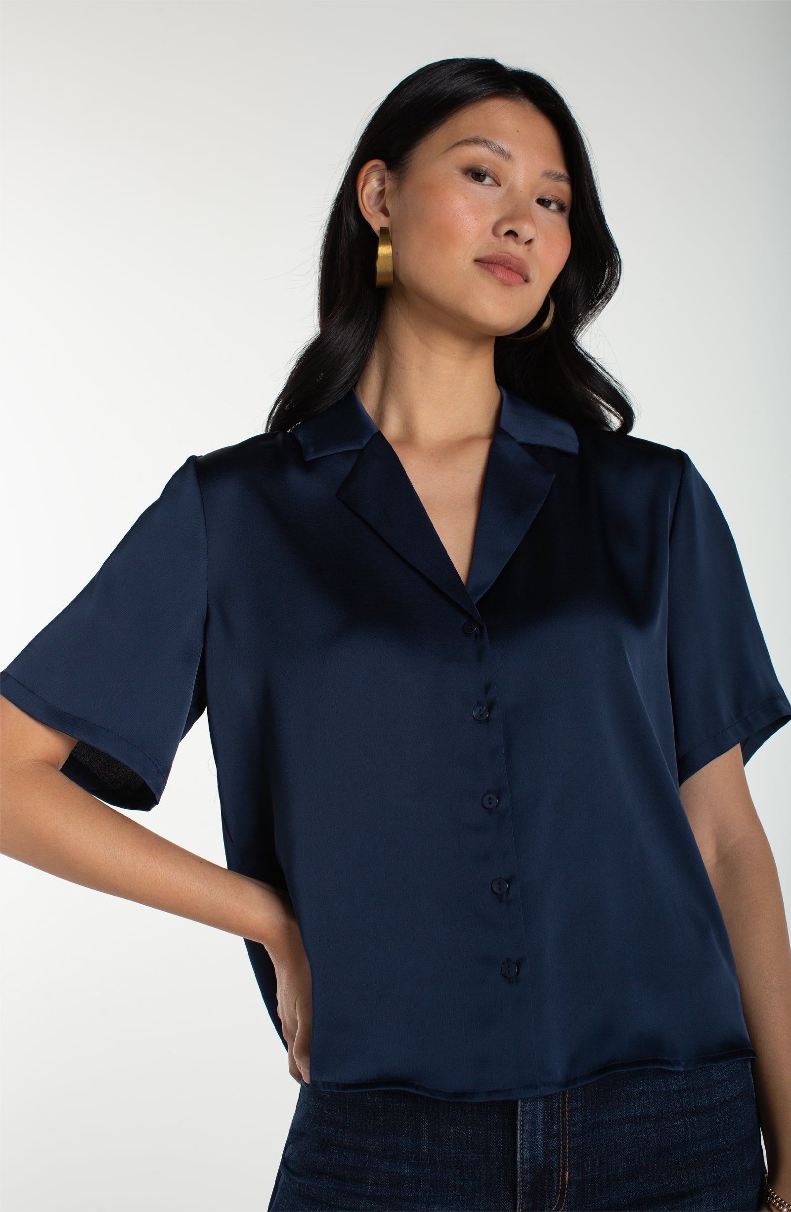 Camp Collar Blouse