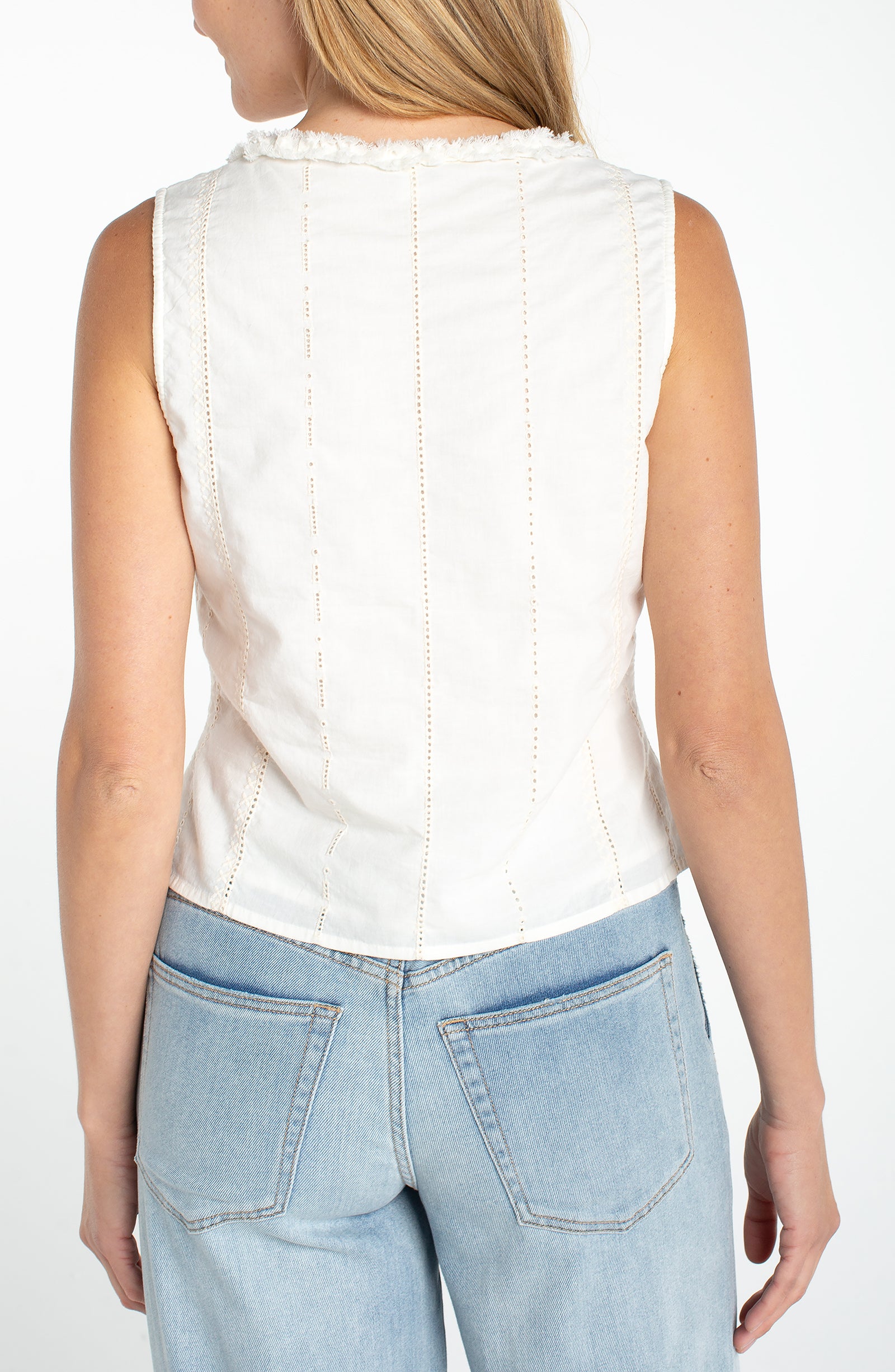 Pintucked Top