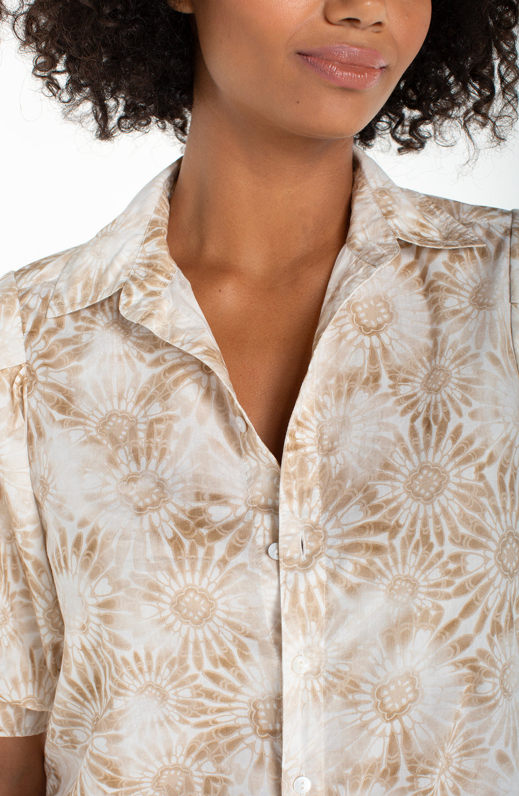 Puff Sleeve Top with Twist