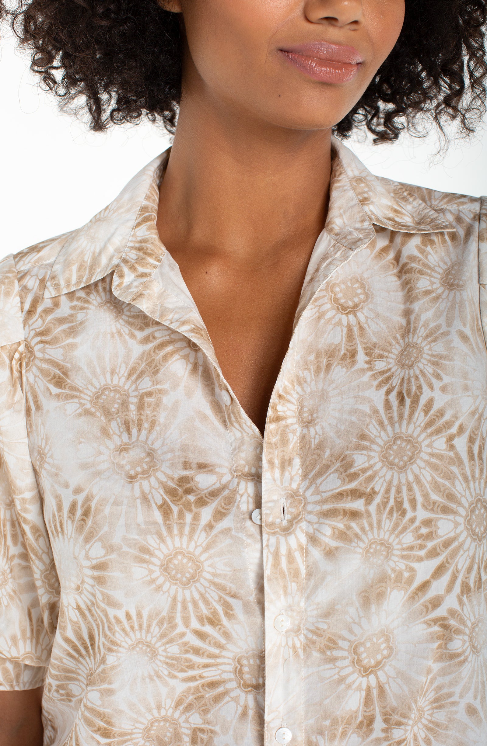 Puff Sleeve Top with Twist
