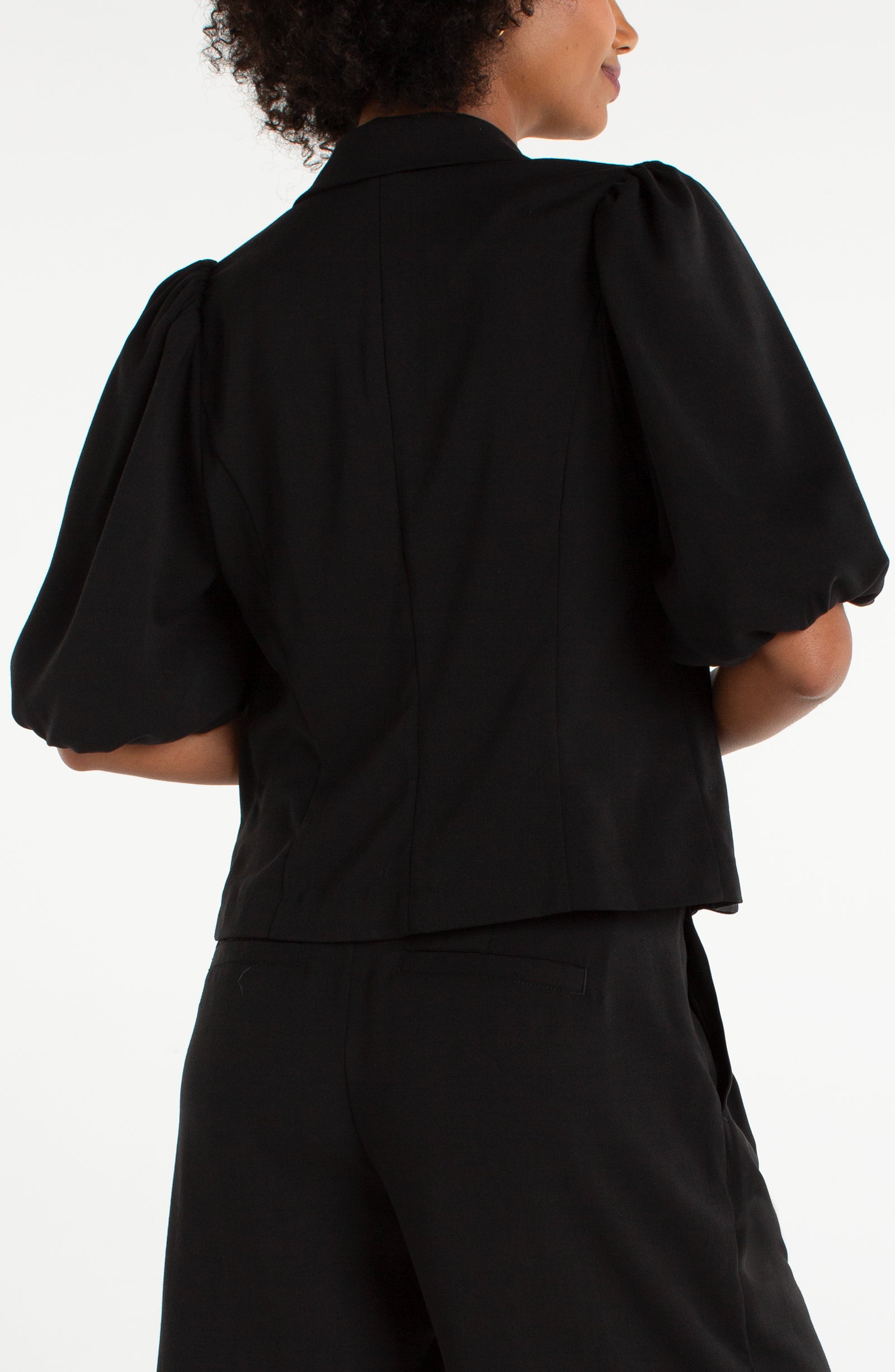 Balloon Sleeve Blazer