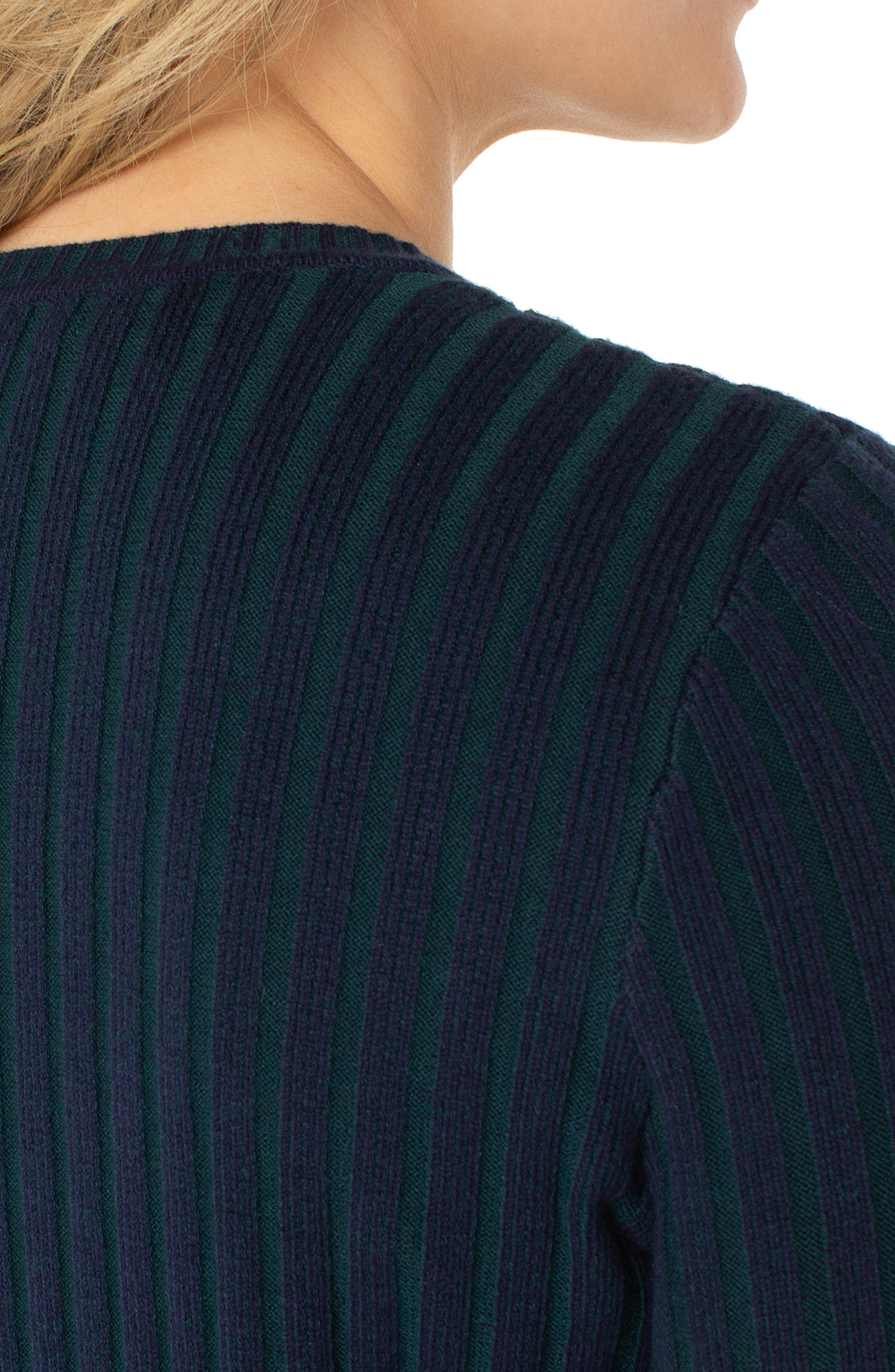 Crew Neck Ribbed Sweater