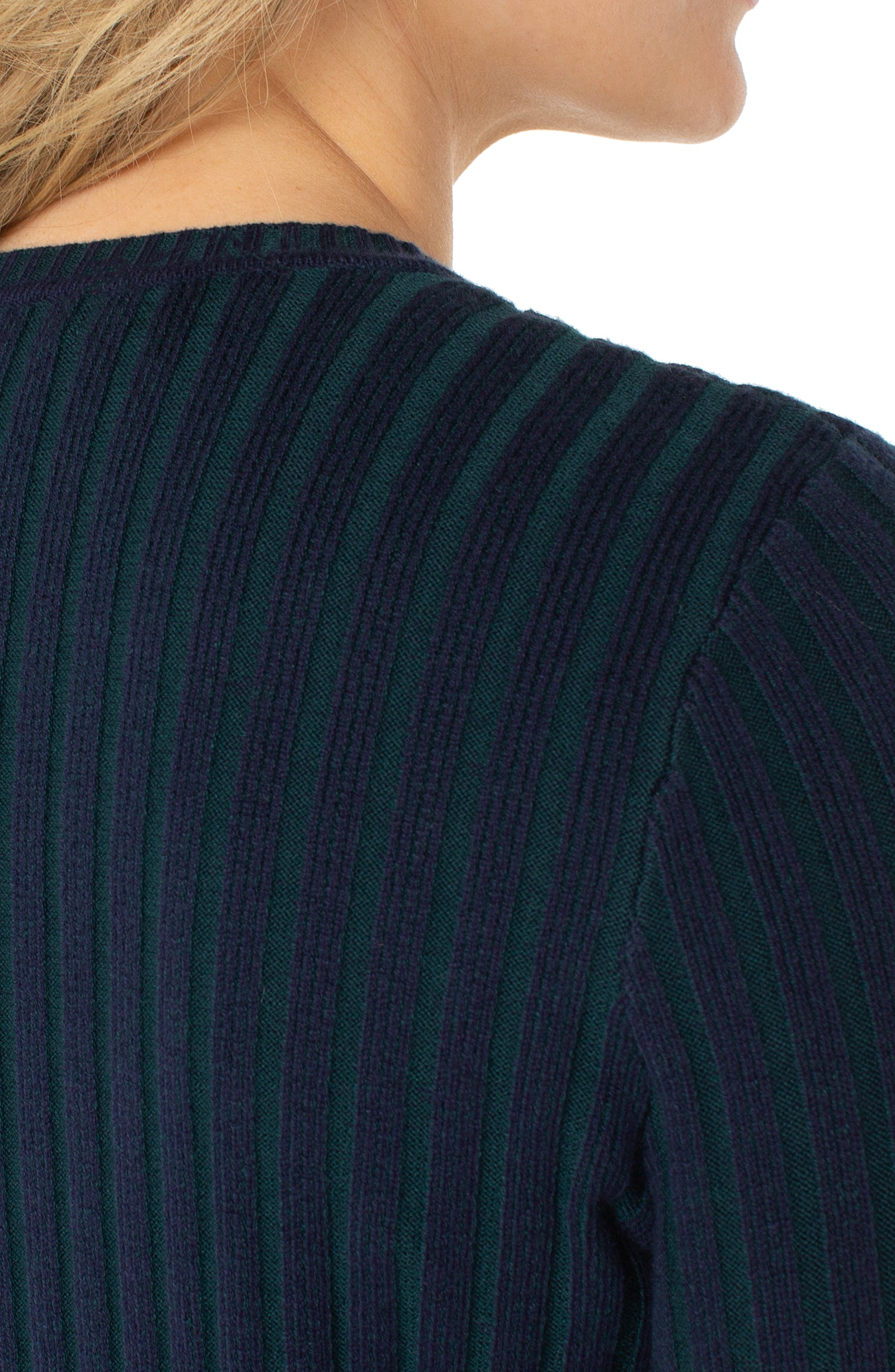 Crew Neck Ribbed Sweater