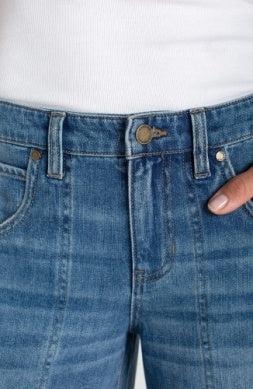 Stride Wide Leg Jean With Utility Details