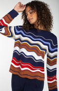 L/S Boat Neck Scallop Sweater