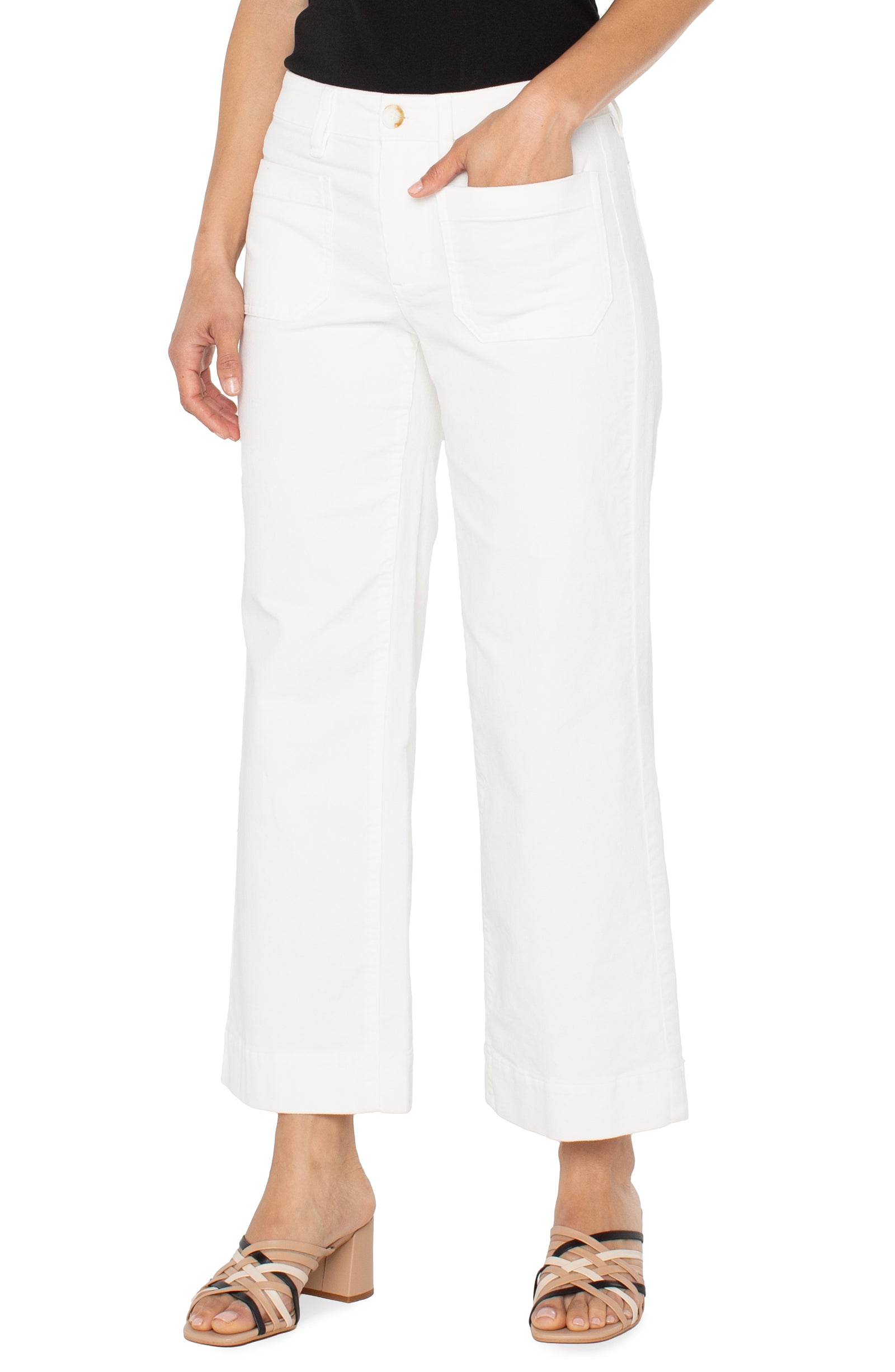 Corduroy Crop Wide Leg Pant (more colors)