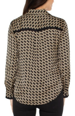 L/S Button Front Woven Shirt