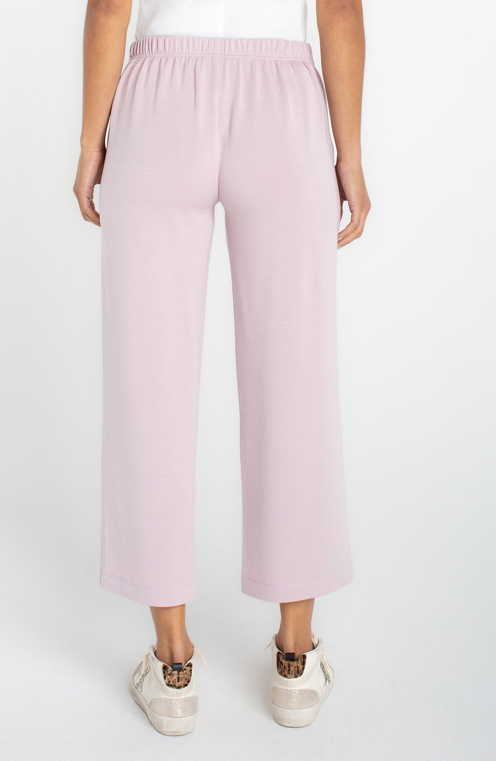 Pull On Wide Leg Crop Pant