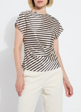 Load image into Gallery viewer, Bruna Side Draped Top with Coastal Print
