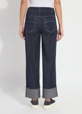 Samara Cuffed Wide Leg Denim Pant