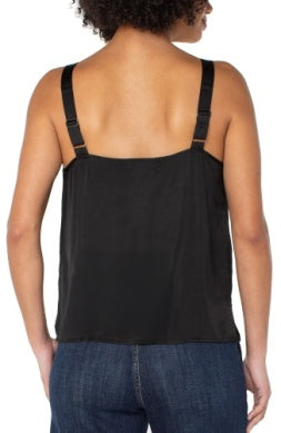 Woven Tank w/Lace Trim (more colors)