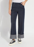 Samara Cuffed Wide Leg Denim Pant