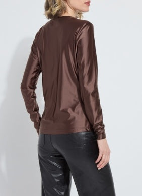 Fatima Cross Neck Draped Top