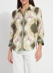 Ishani Roll Tab Printed Shirt