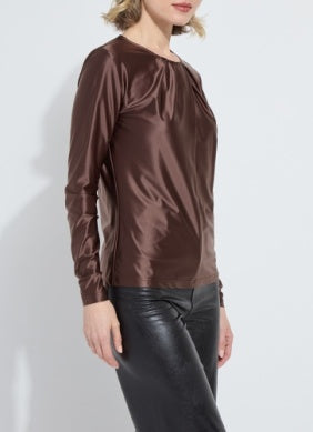 Fatima Cross Neck Draped Top