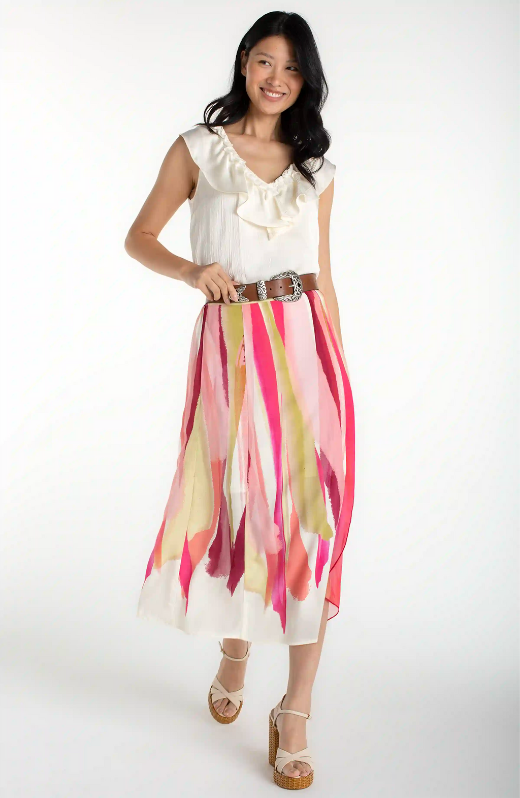 Pull On Maxi Skirt