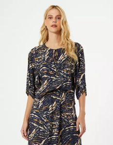 Constellation Print Blouse