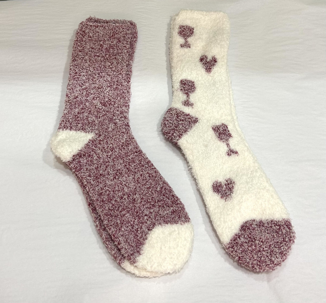 Plush Wine Socks (2 Pack)