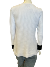 Load image into Gallery viewer, Woven Stitch Sweater w/ Contrast
