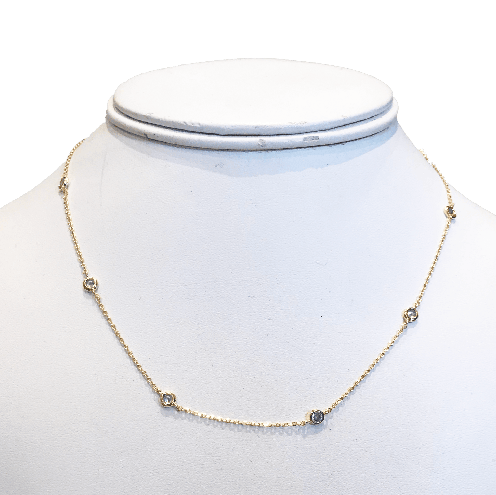 Diamond By The Yard Necklace (more colors)